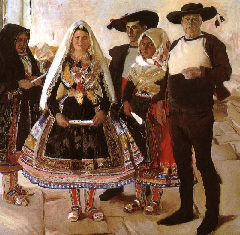 Joaquin Sorolla Bride oil painting image